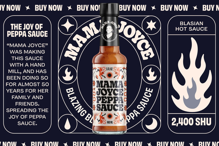 Mama Joyce Peppa Sauce website preview